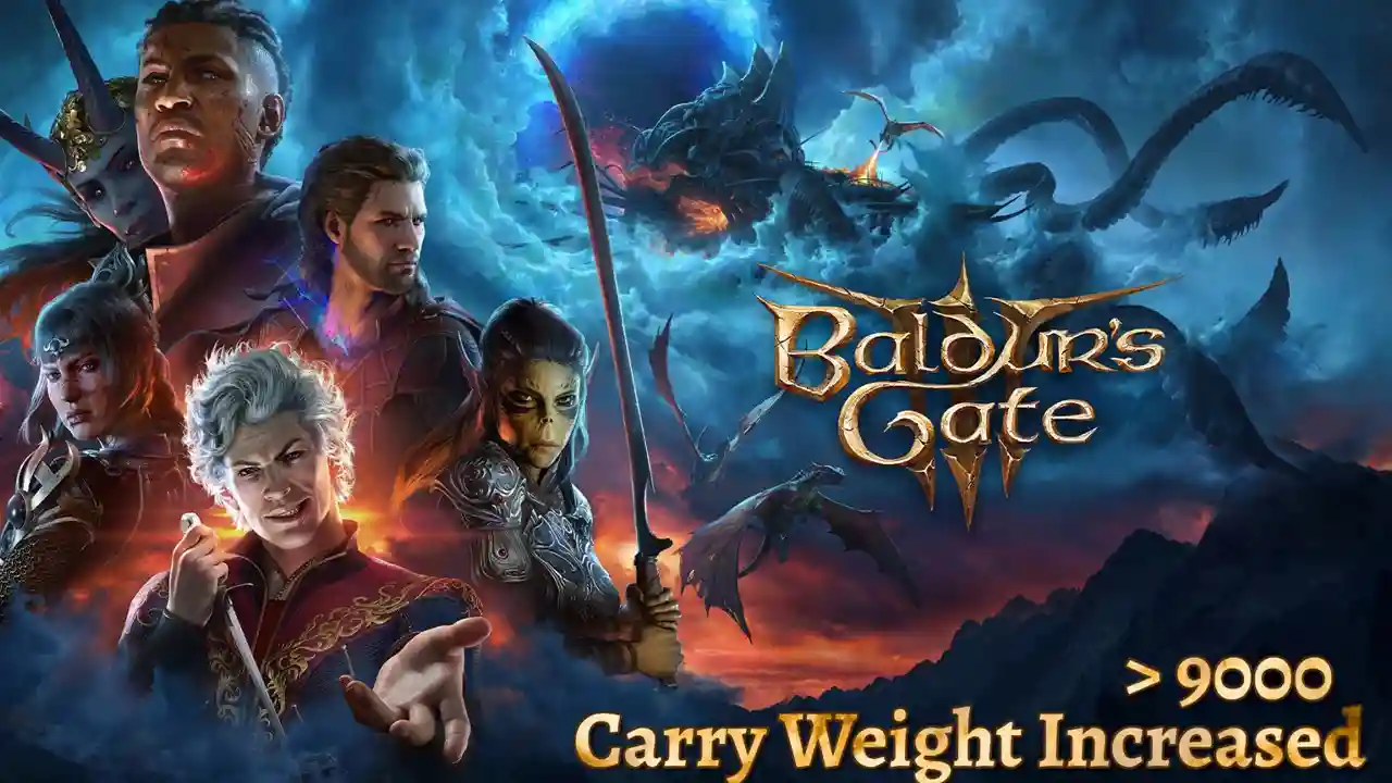 Carry Weight Increased Mod for Baldur's Gate 3