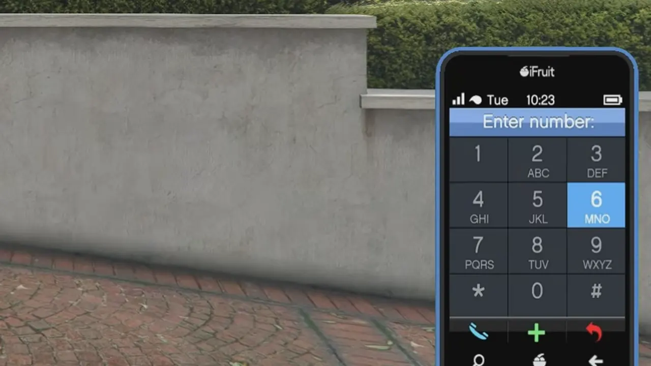 how to dial a number on your phone in gta 5