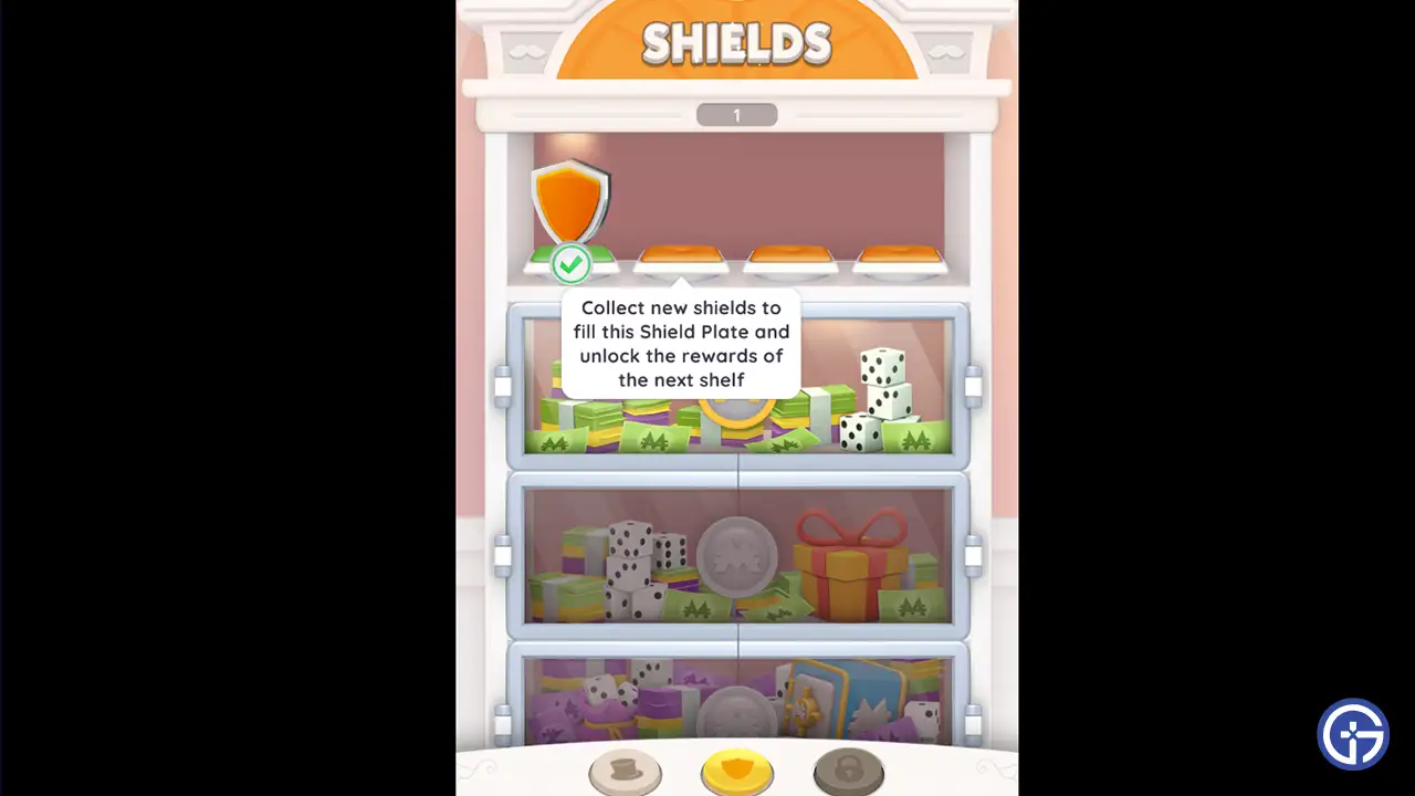 Get Different Shields in Monopoly Go