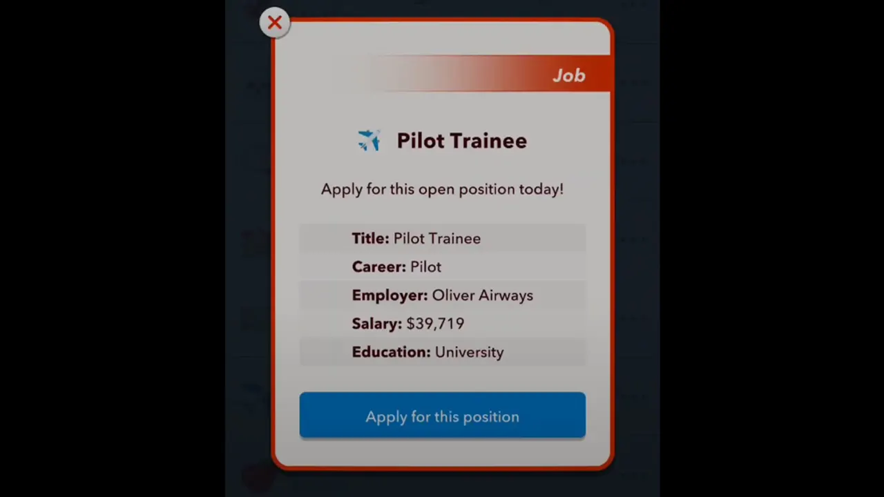 How To Become A Pilot In Bitlife
