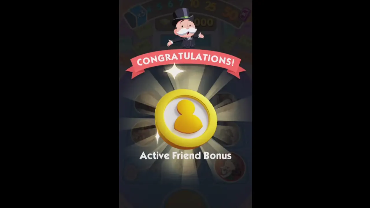 How To Get Active Friend Bonus In Monopoly Go