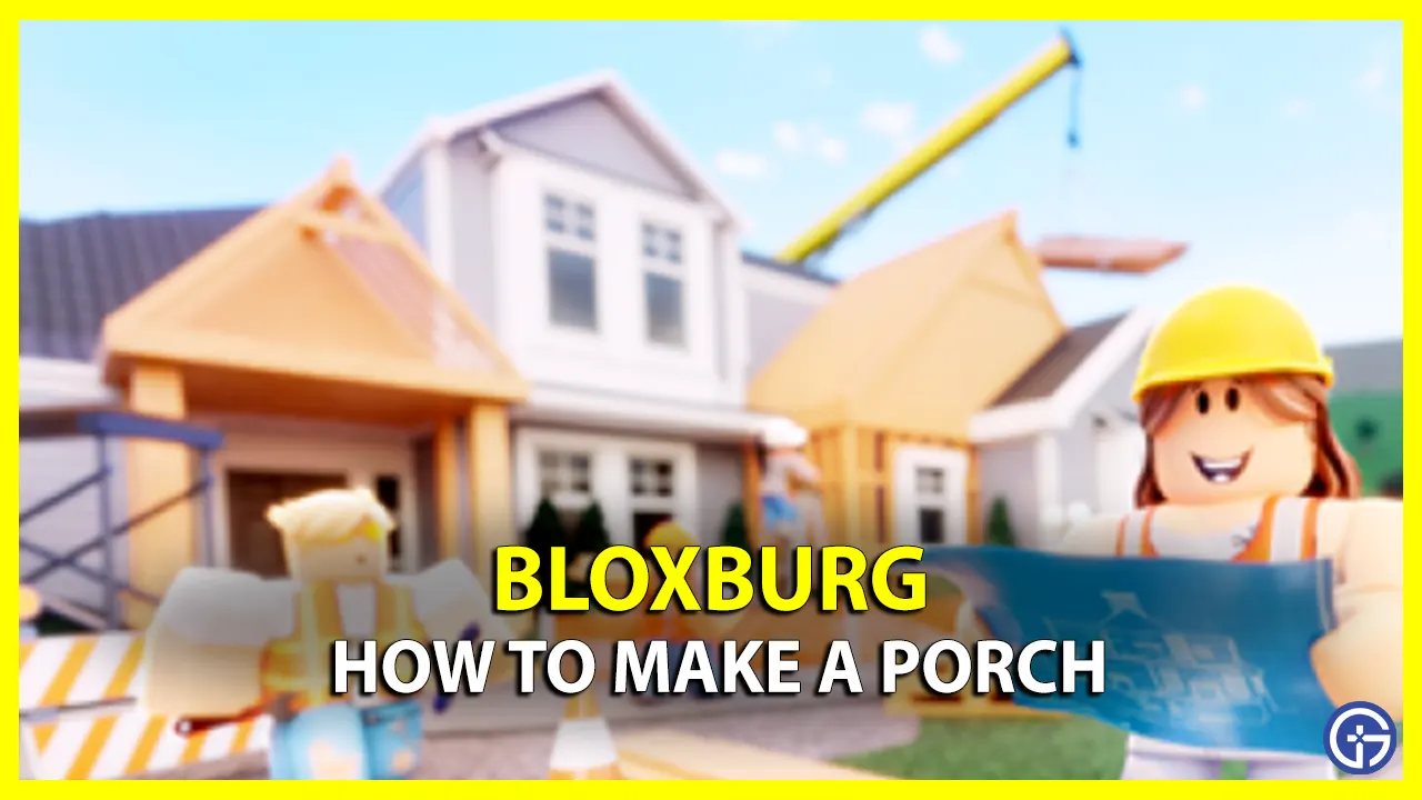 How To Make A Porch In Bloxburg