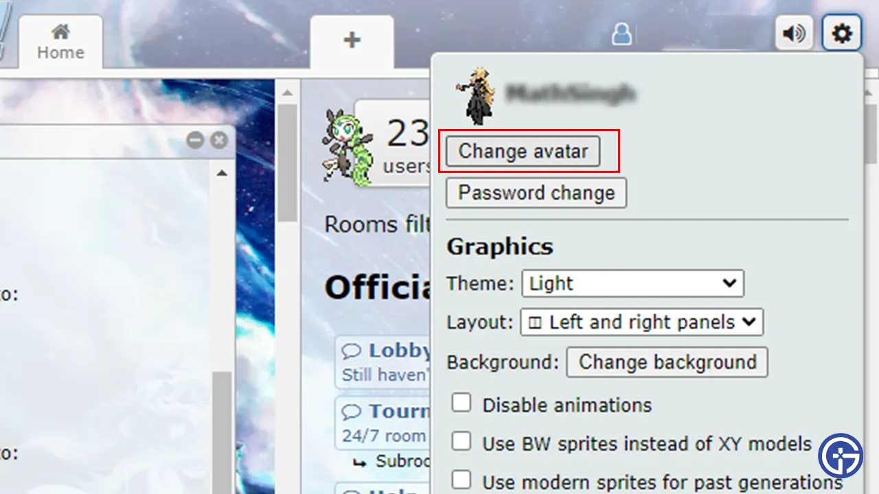 How To Replace Avatar In Pokemon Showdown