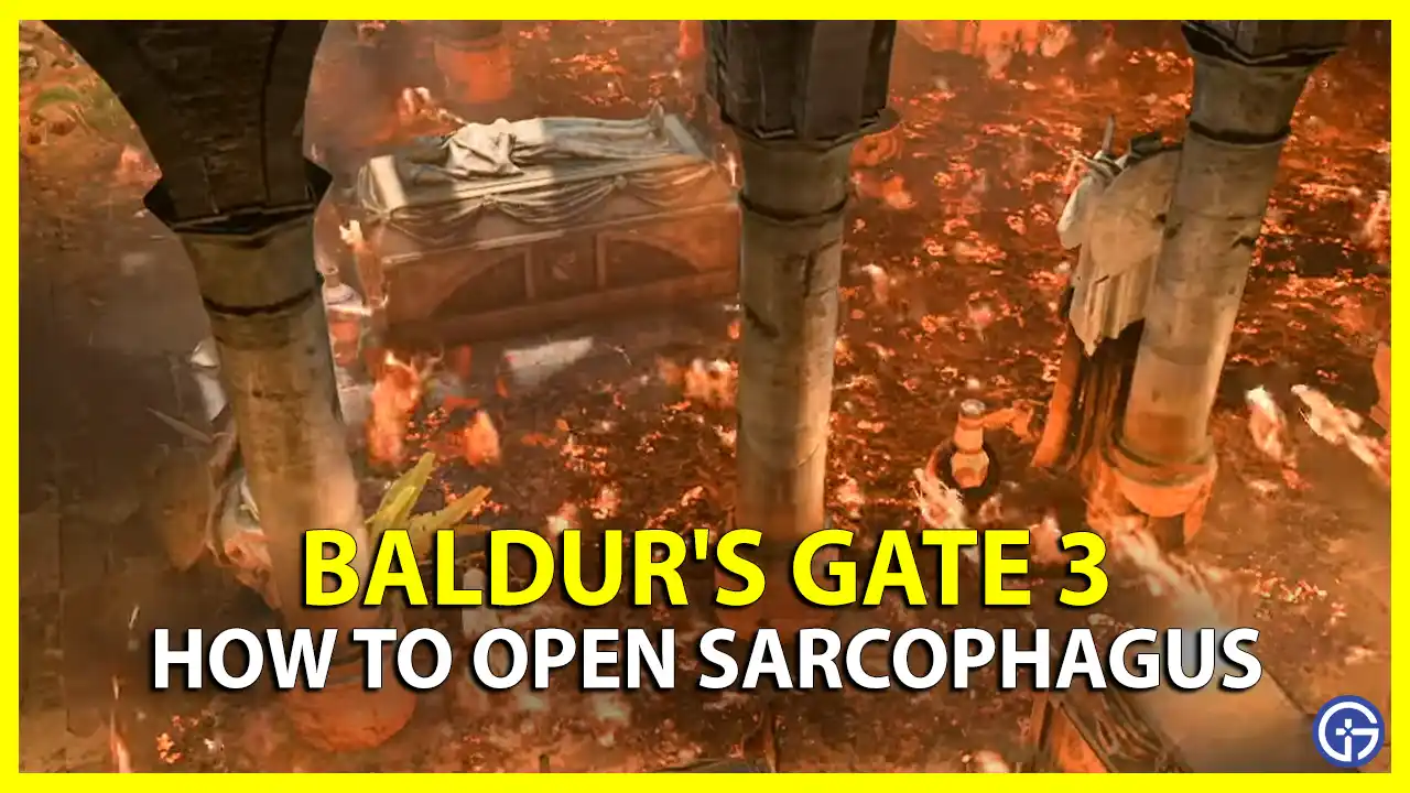 How to Disarm Trap & Open Sarcophagus in BG3 baldur's gate 3 puzzle solution