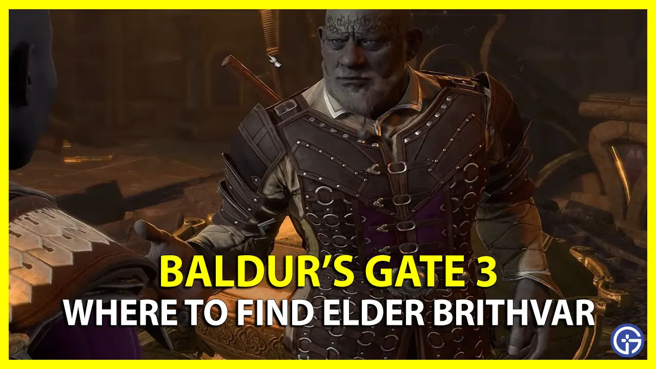 How to Find Elder Brithvar in Baldur's Gate 3