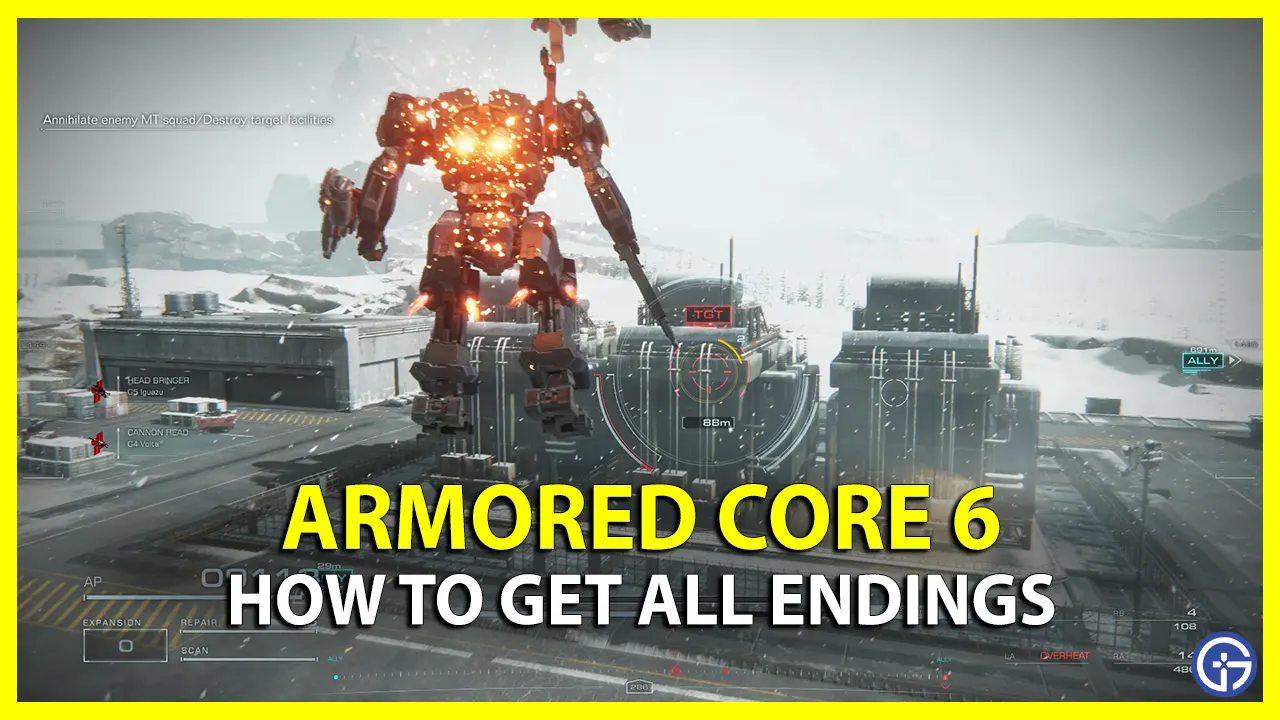 Armored Core 6 All Good Bad and True Ending Decisions