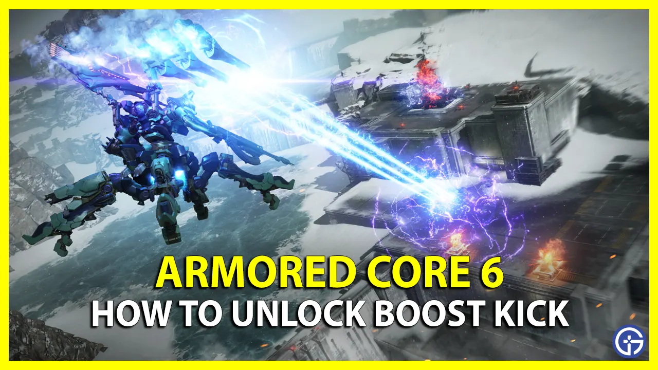 How to Unlock Boost Kick in Armored Core 6
