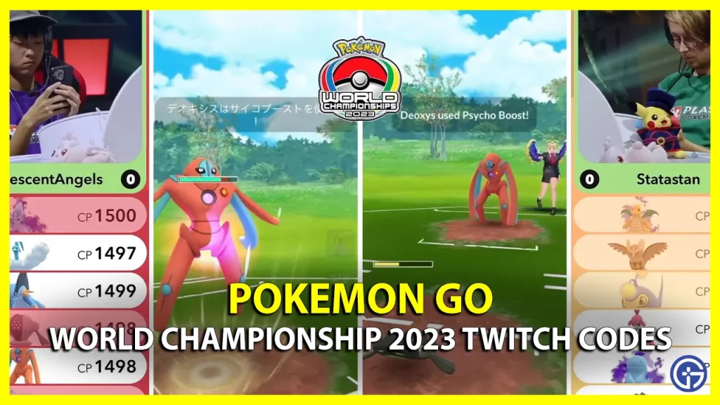 Pokemon GO World Championship 2023 Twitch Codes