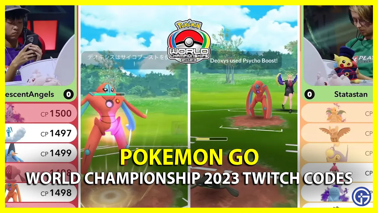 Pokemon GO World Championship 2023 Twitch Codes