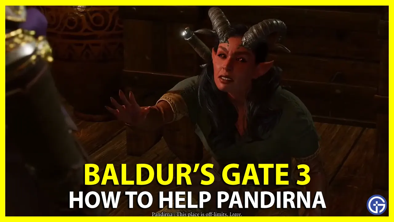 Baldur's Gate 3 Pandirna - How To Help & Heal Tiefling