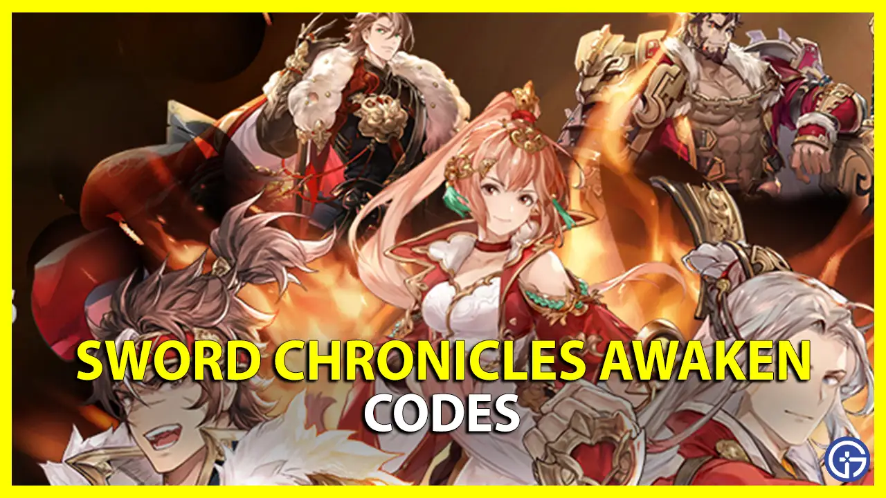 Sword Chronicles Awaken Codes