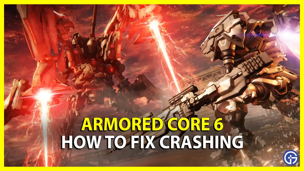 armored core 6 crashing fix
