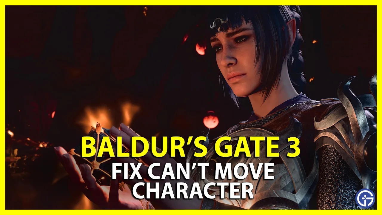 baldur's gate 3 cant move bug fix bg3