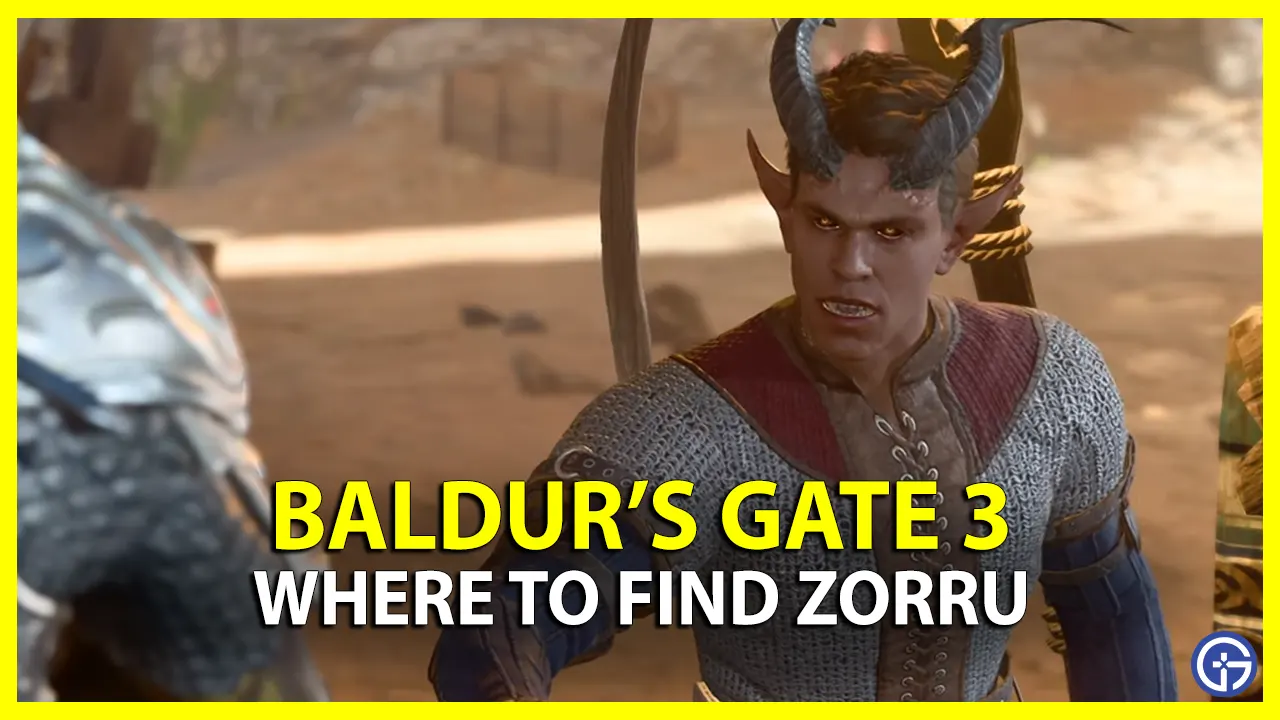 where to find zorru in baldur's gate 3