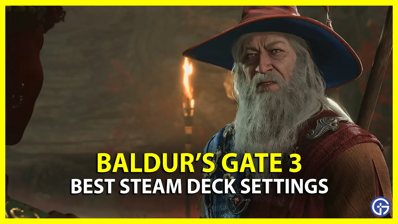 Baldur's Gate 3 best Settings for Steam Deck