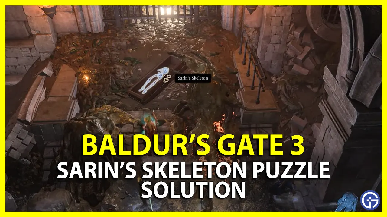 baldurs gate 3 sarins skeleton puzzle solution