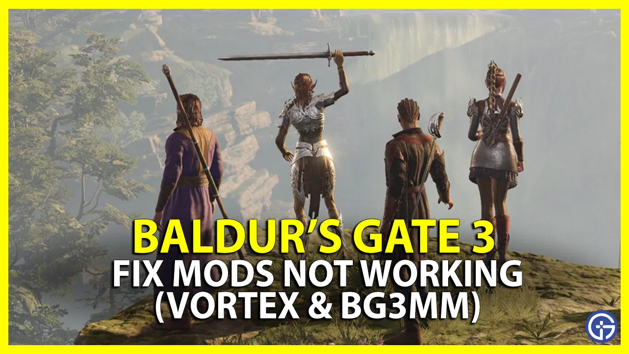 bg3 mods not working fix baldurs gate 3