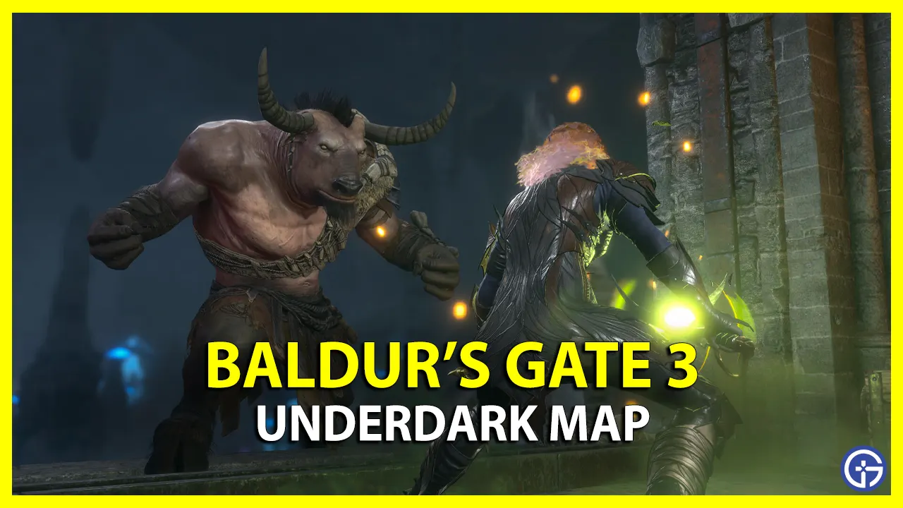 Baldur's Gate 3 Underdark Map