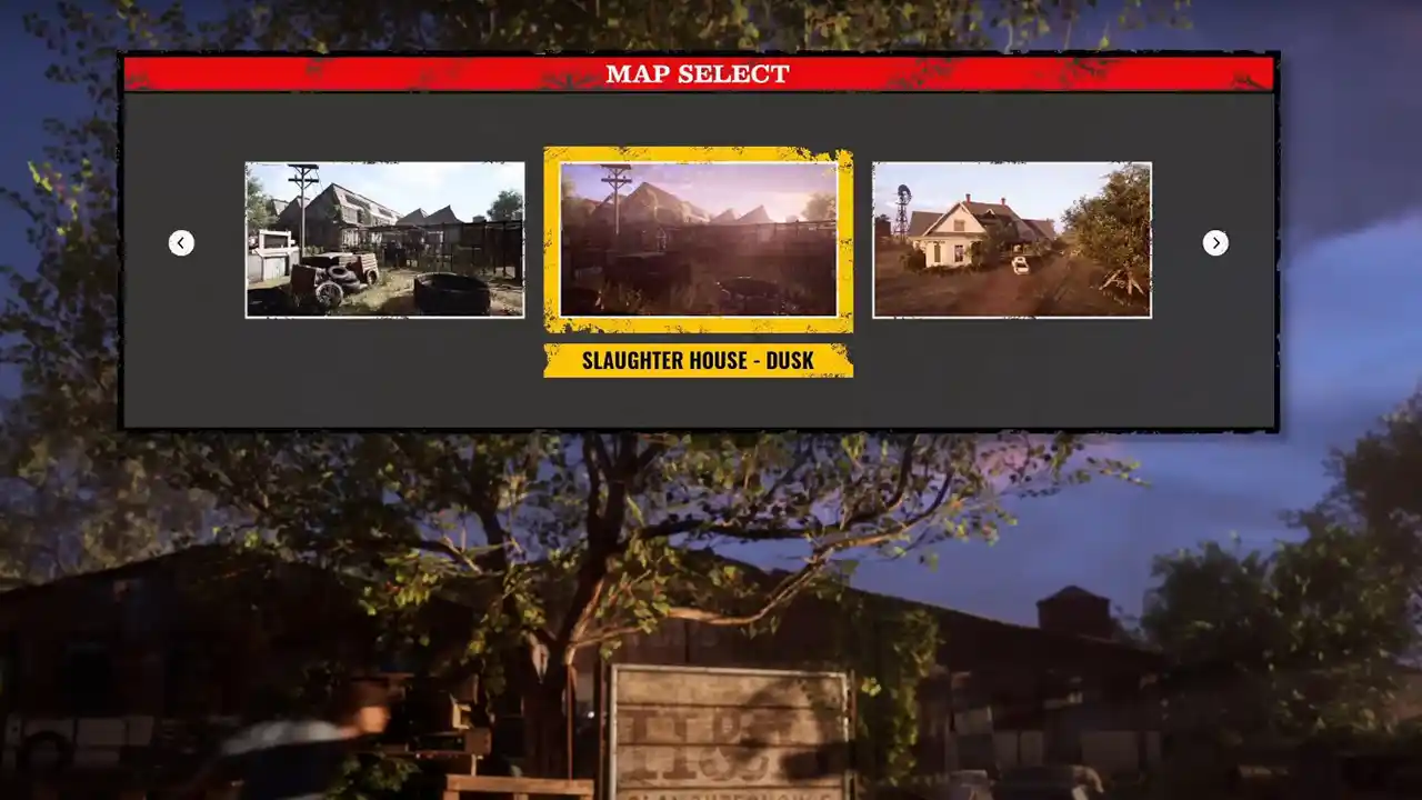 map layout texas chainsaw massacre game 