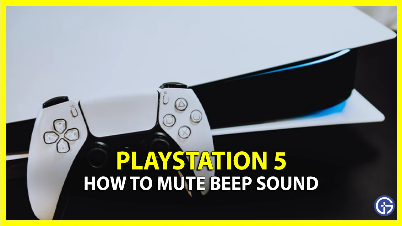 mute ps5 beep sound