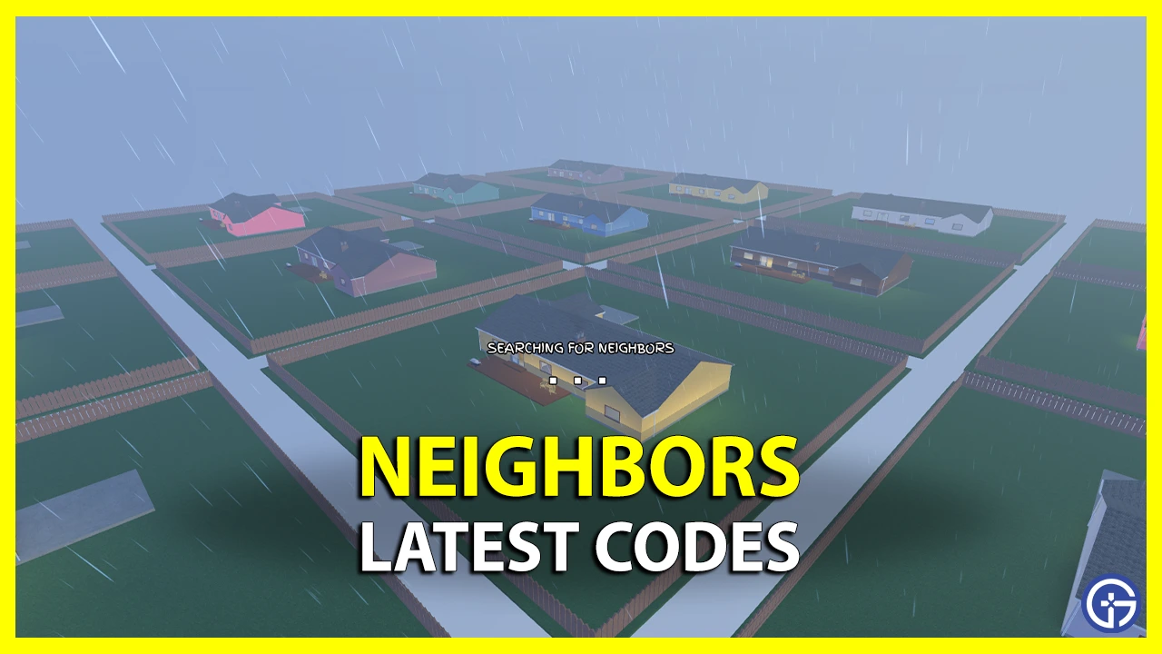 neighbors codes roblox