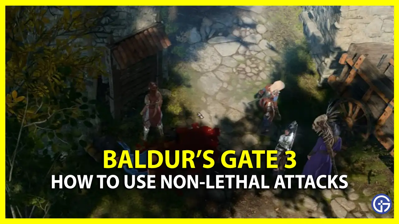 non lethal damage baldur's gate 3