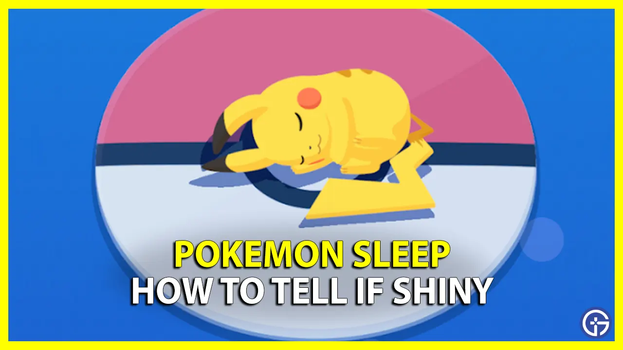 Pokemon Sleep how to tell if shiny