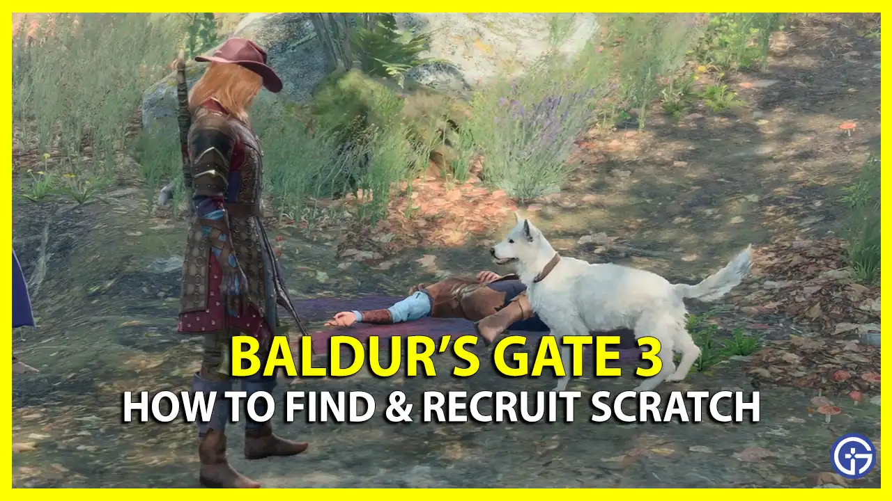 recruit scratch the dog in baldur's gate 3
