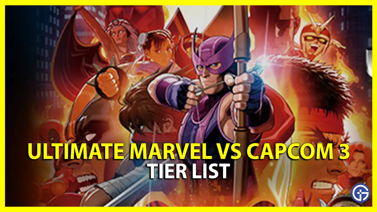 ultimate marvel vs capcom 3 tier list