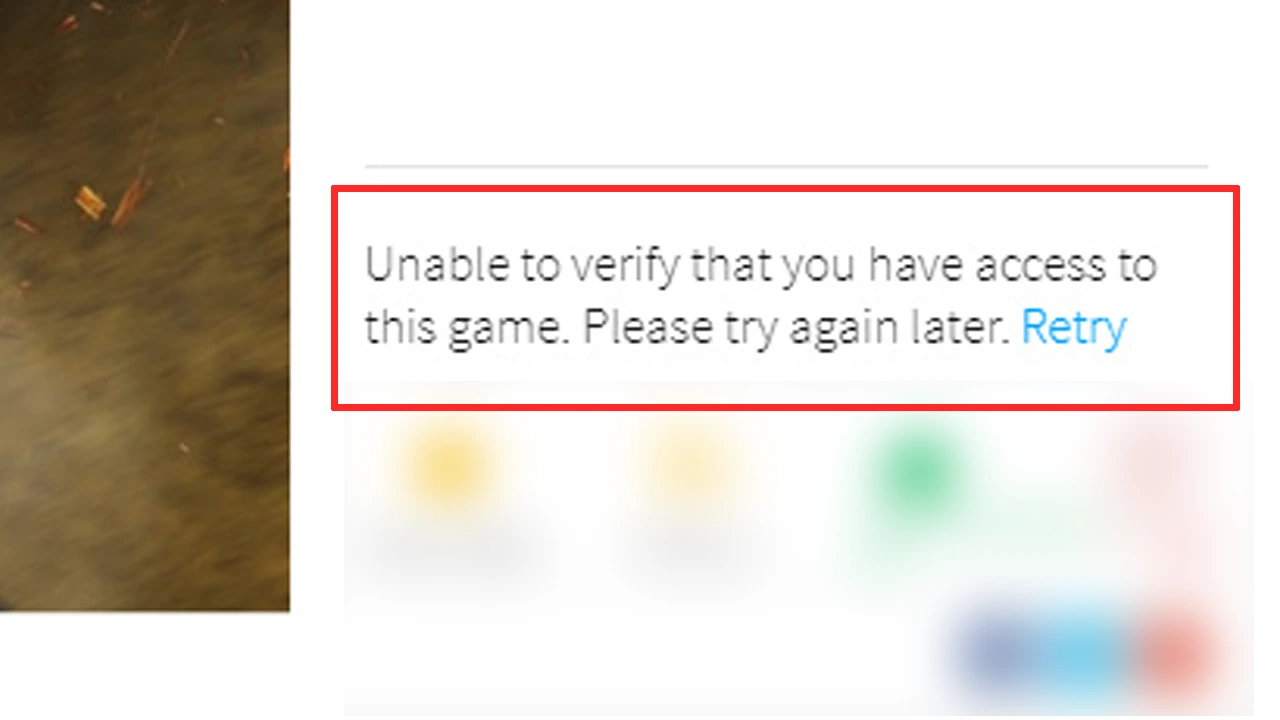 How to Fix Roblox Unable To Verify Access To This Experience 