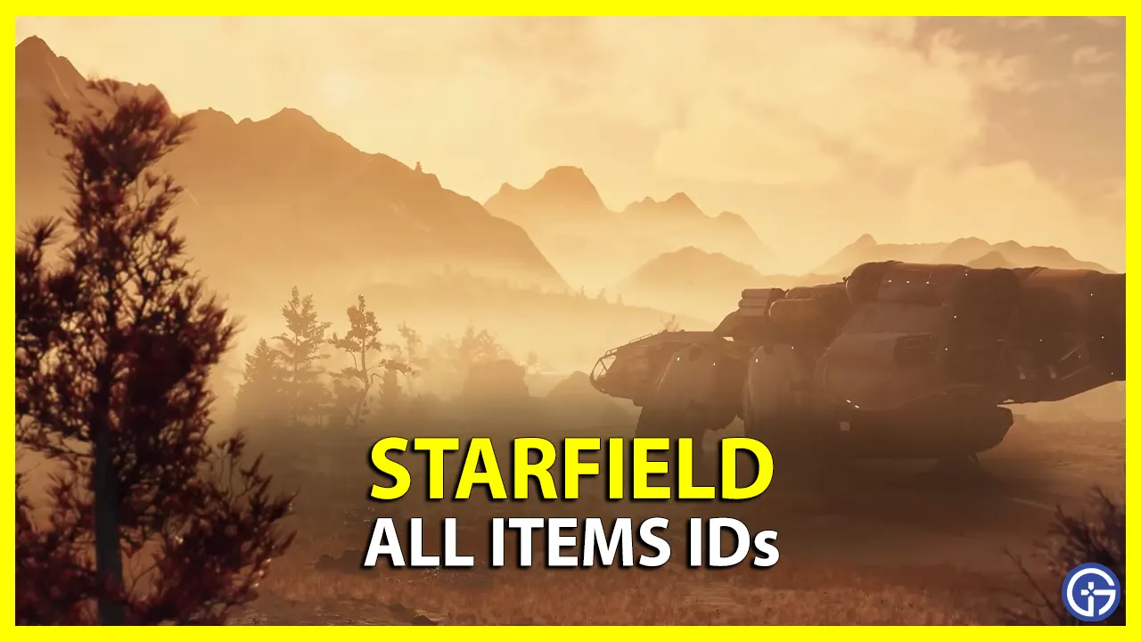 All Starfield Item IDs
