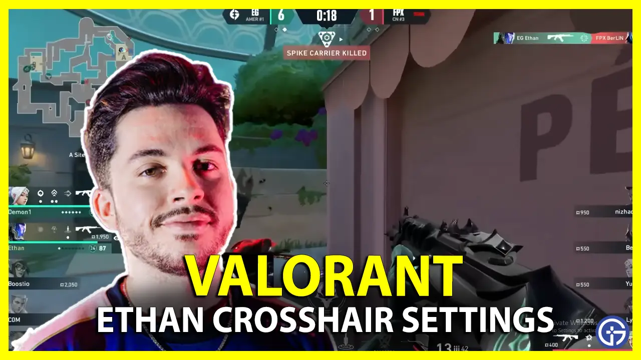 Ethan Crosshair and Settings for Valorant