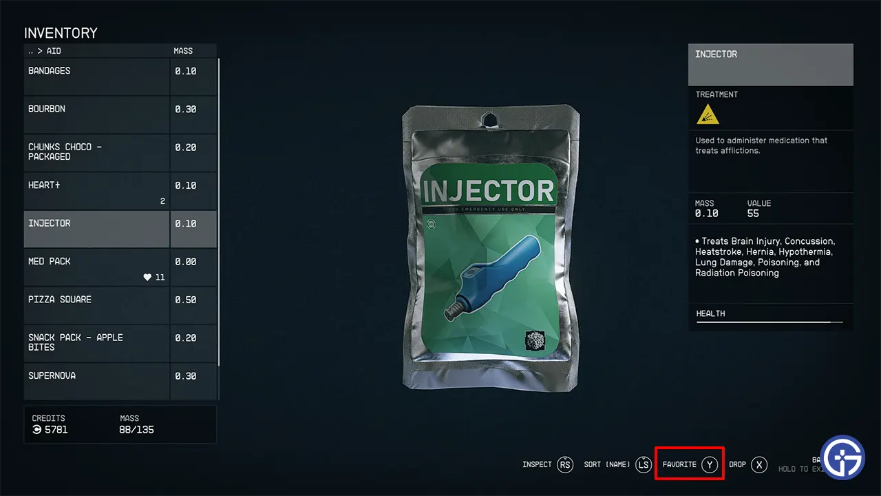 How To Add Weapons and Items to Favorite in Quick Select Menu