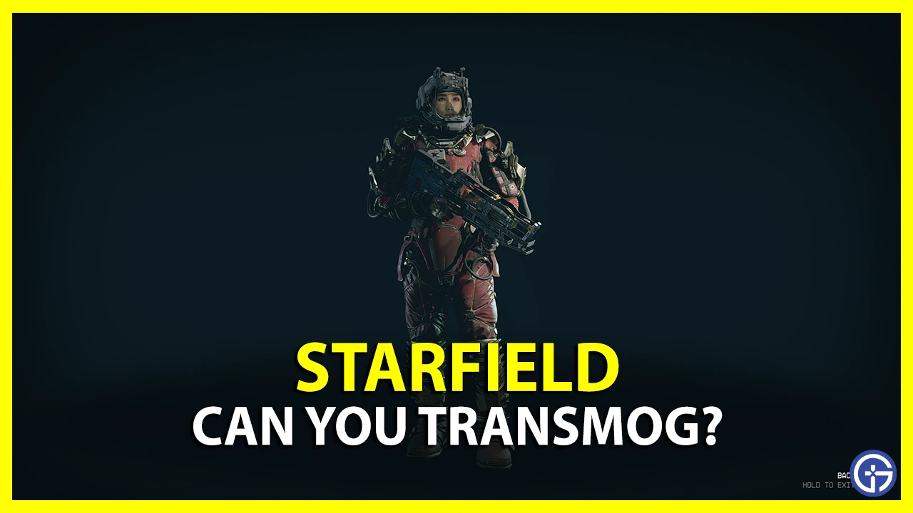 Can You Transmog Your Equipment In Starfield