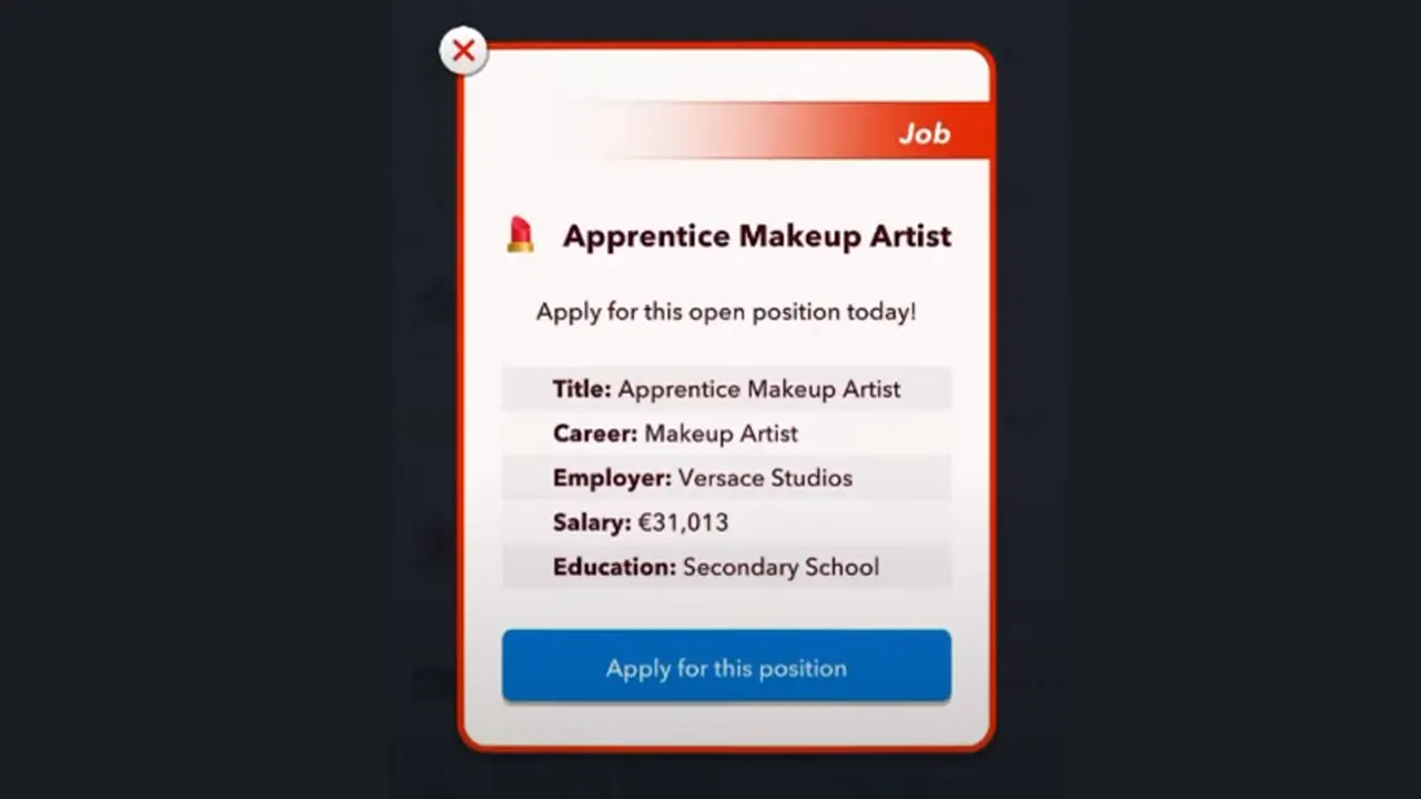 How to Get a Makeup Artist Job in Bitlife