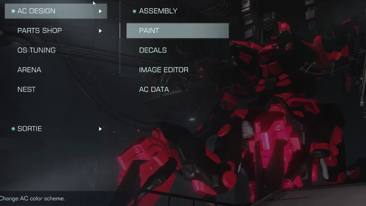 How to Save Custom Paint Colors in Armored Core 6
