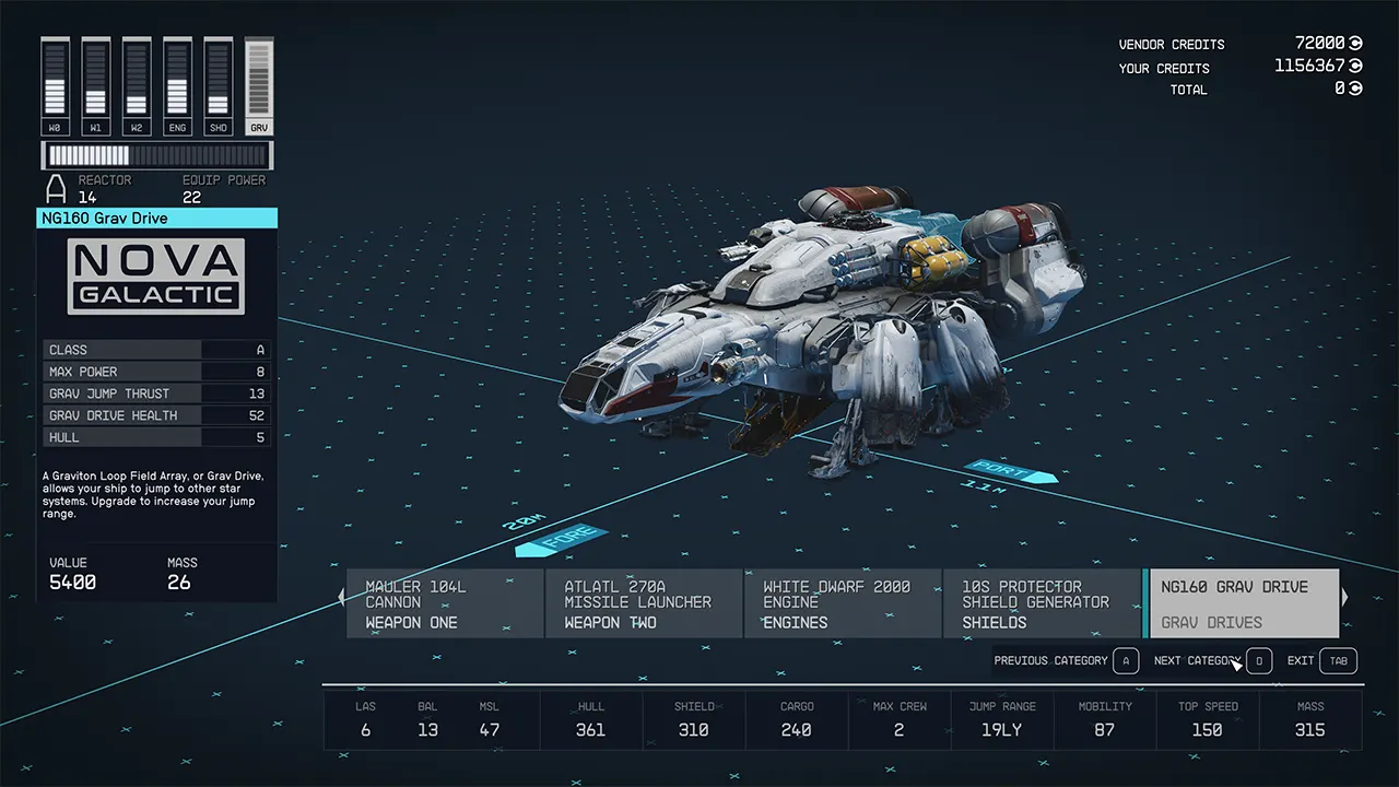 How to Upgrade Grav Drive in Starfield