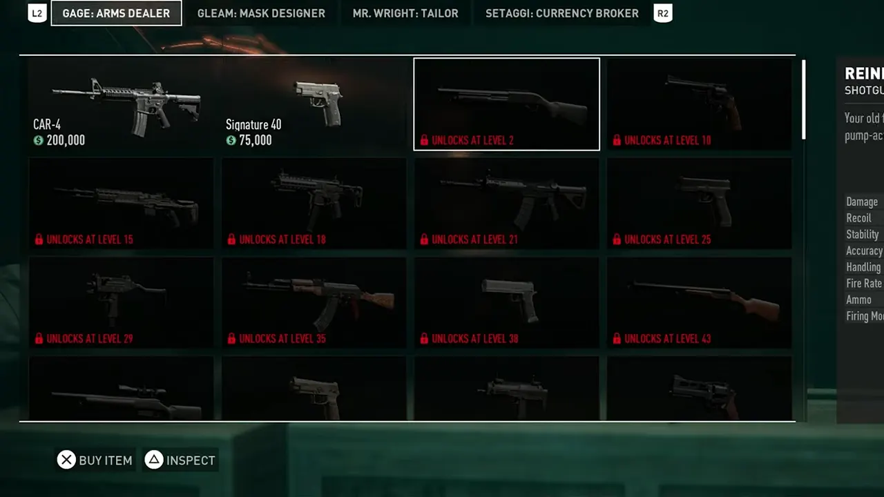 All weapons in Payday 3 and how to unlock them