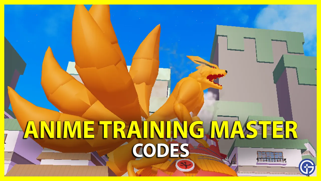 Roblox Anime Training Master Codes
