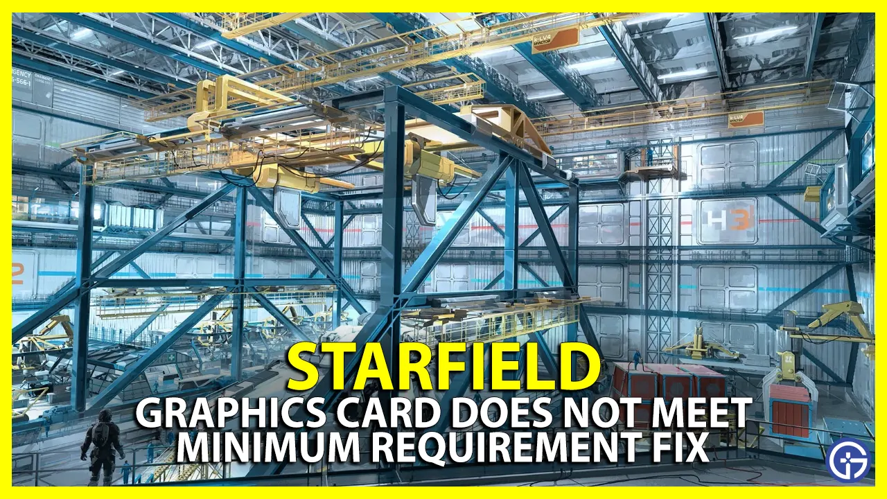 Graphic Card Minimum Requirement In Starfield Fix
