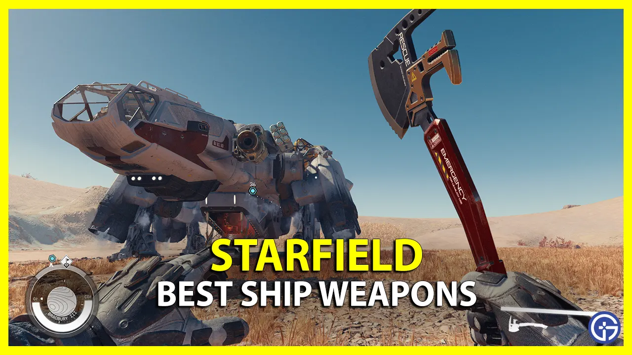 Best Ship Weapons in Starfield and How All Types Work