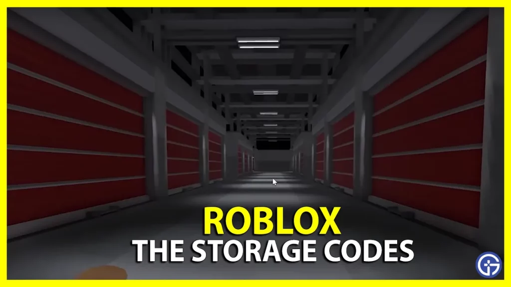 Roblox The Storage Codes