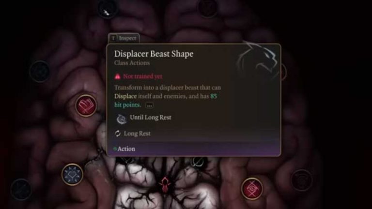 How To Unlock Displacer Beast In BG3   Bg3 Displacer Beast Skill 768x432 