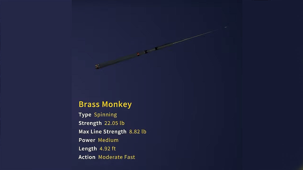 brass monkey fishing rod call of the wild