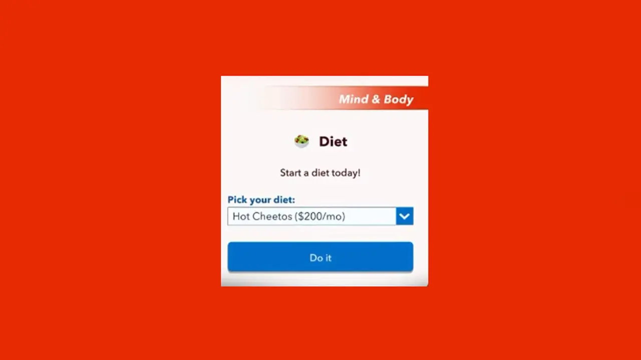 how to go on a hot cheeto diet in bitlife