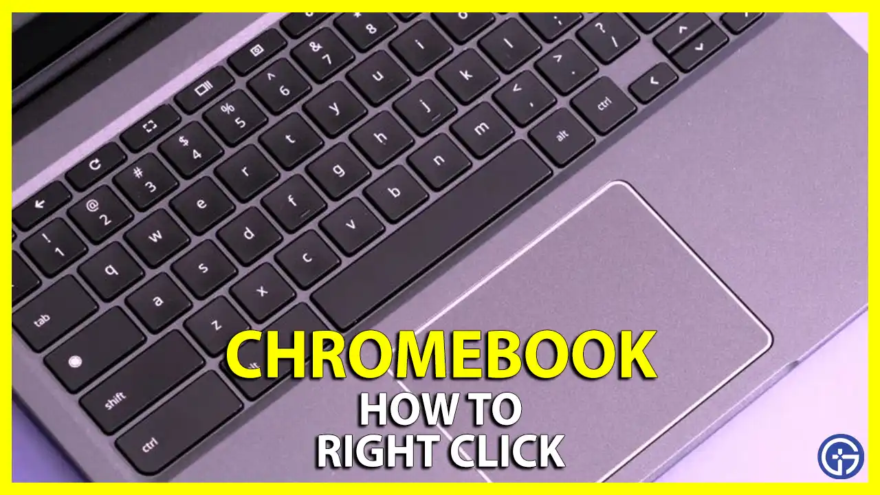 how to right click on a Chromebook