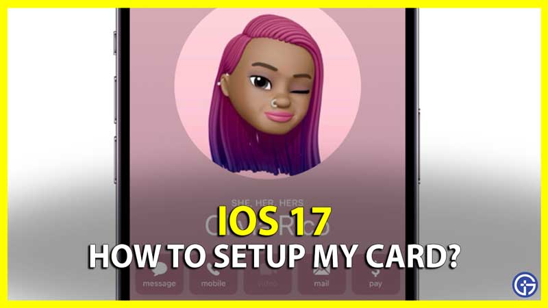 iOS 17 My Card Guide