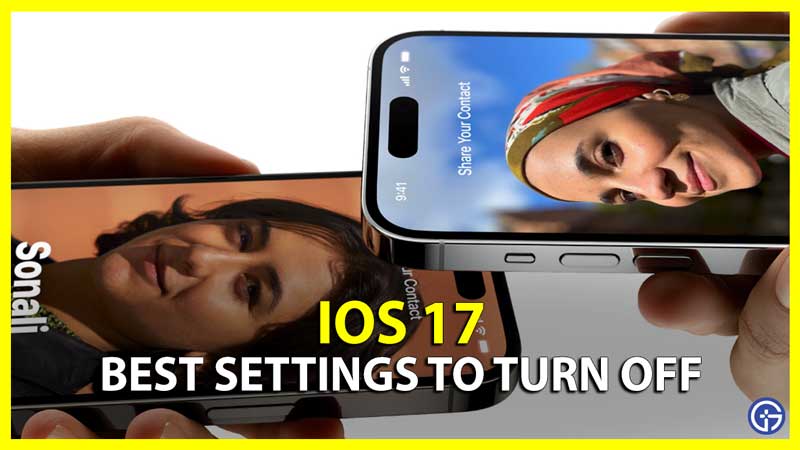 iOS 17 Turn Off Settings