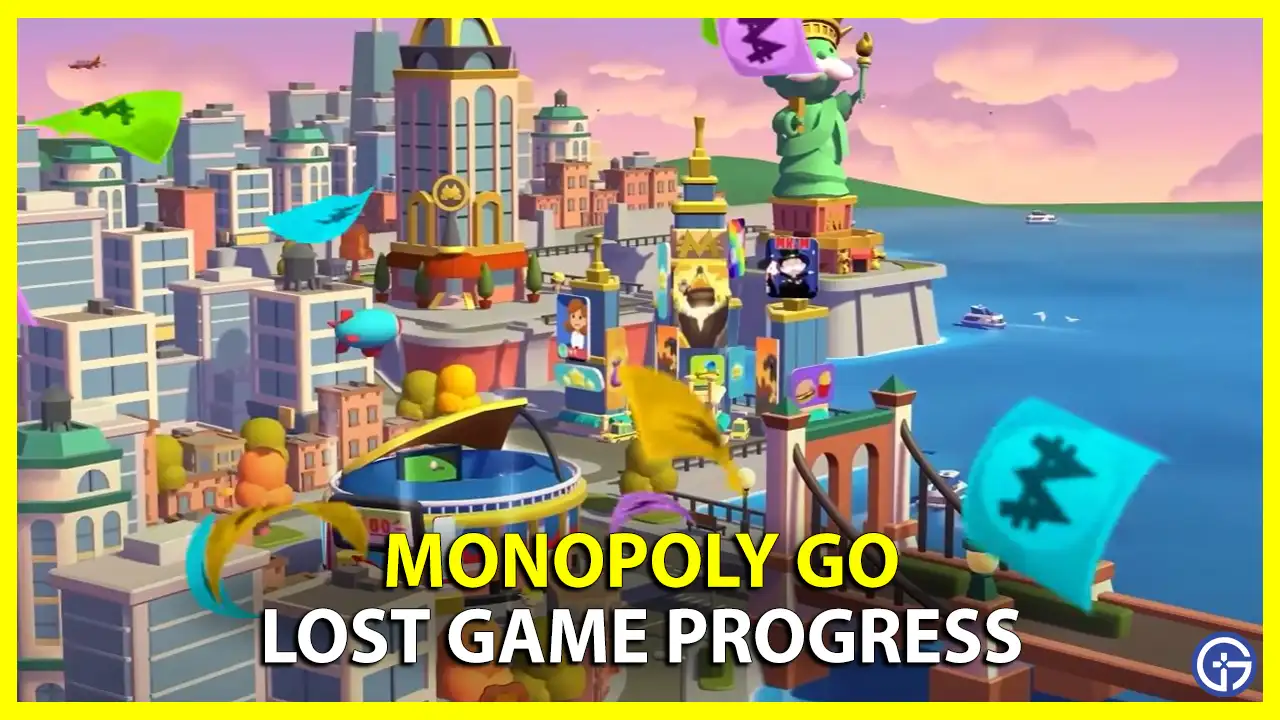 lost game progress monopoly go
