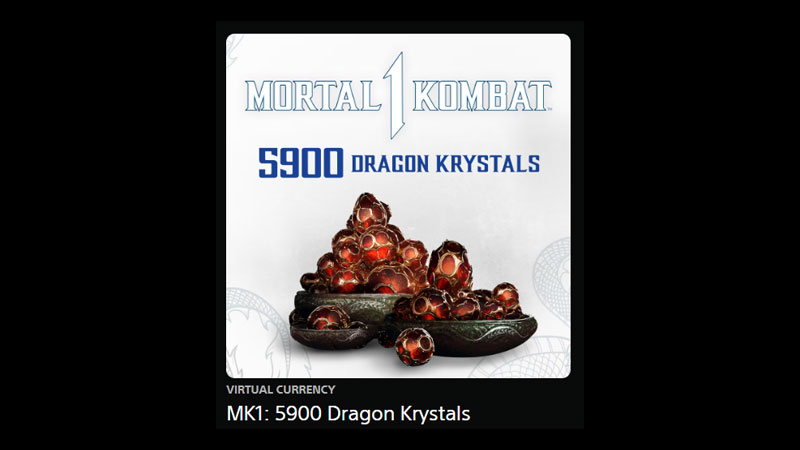 MK1 Dragon Krystals